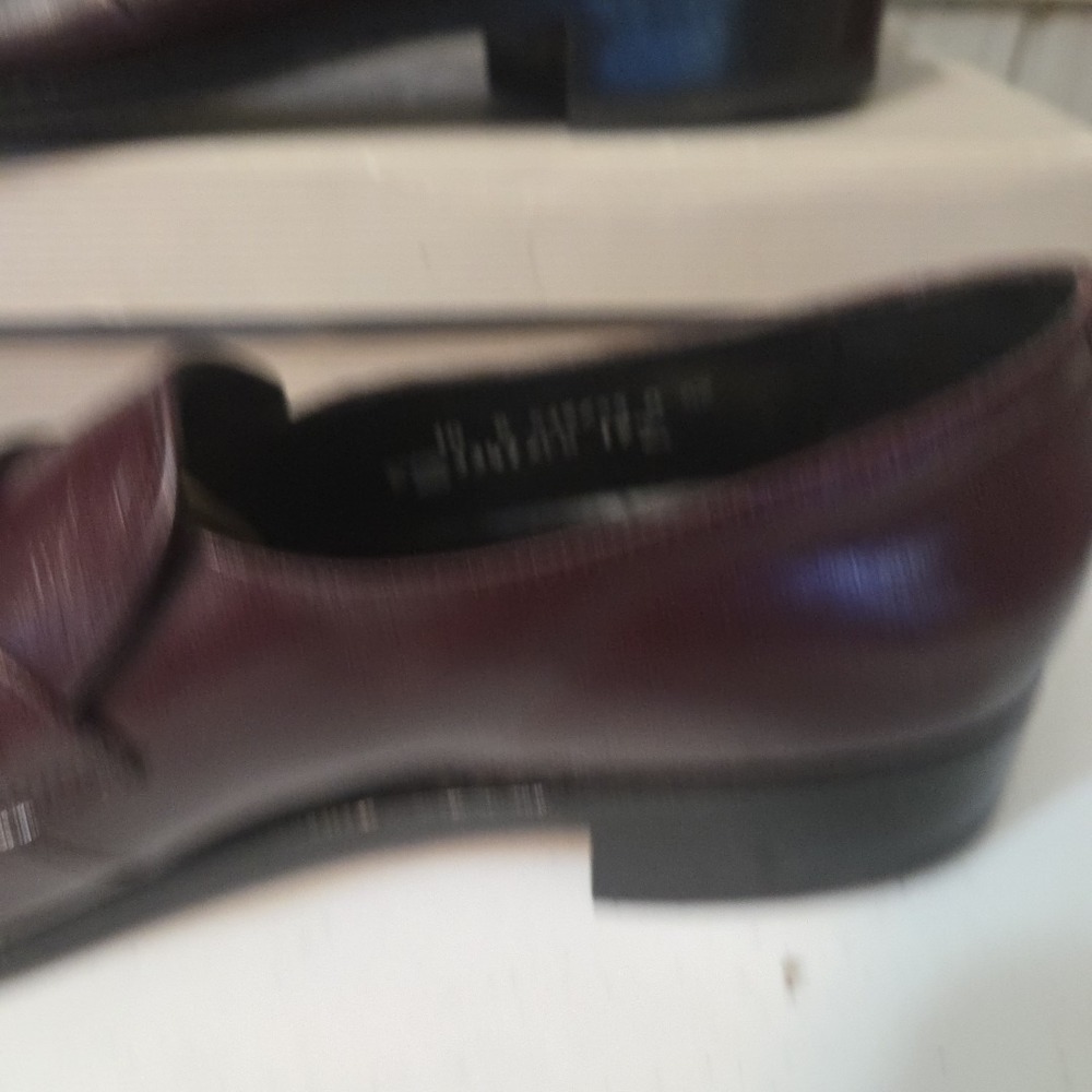 Florsheim Richfield 33472 Burgundy Leather Penny Loafers Shoes Size 7.5 D US Me - Picture 14 of 16